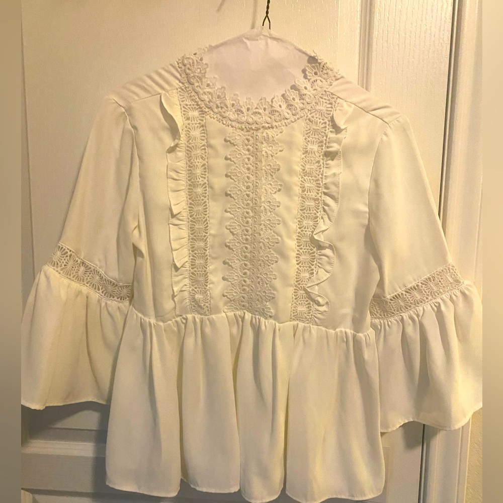 Goodnight Macaroon Peplum Top